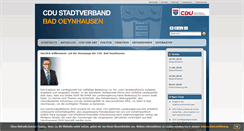 Desktop Screenshot of cdu-badoeynhausen.de